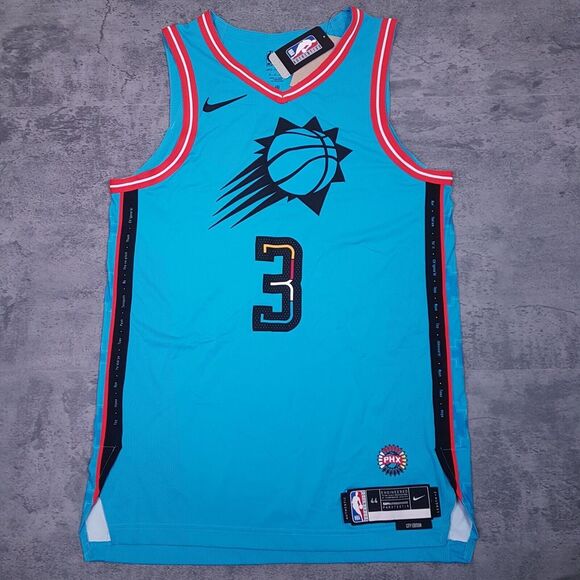 NIKE Chris Paul Phoenix Suns City Edition 2022 Jersey Mens Size‎ MEDIUM 44 Blue